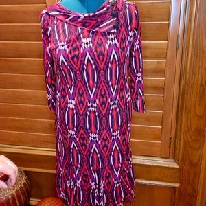 Perceptions red flare bottom dress